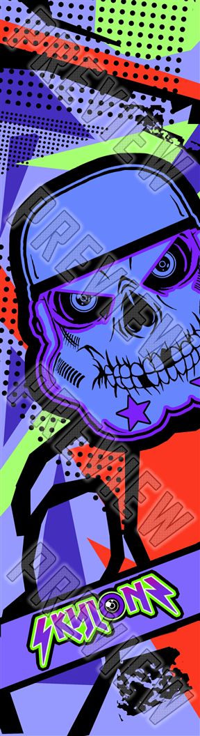 80's Luv Purple 7-3/4 Skateboard Deck 