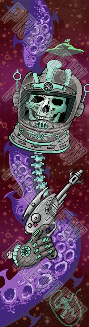 Encounter Purple 7-3/4 Skateboard Deck 