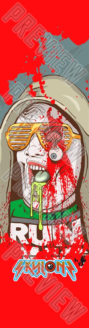 Infected! Run 7-3/4 Skateboard Deck 
