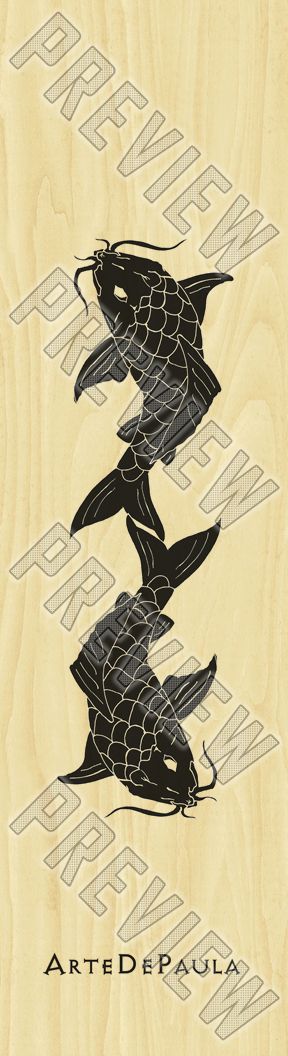 Black Koi Longboard Shape Longboard Shape