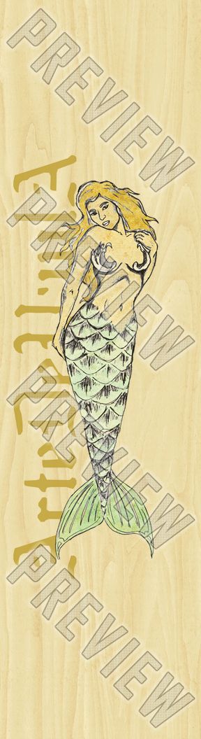 Branded Mermaid Longboard Shape Longboard Shape