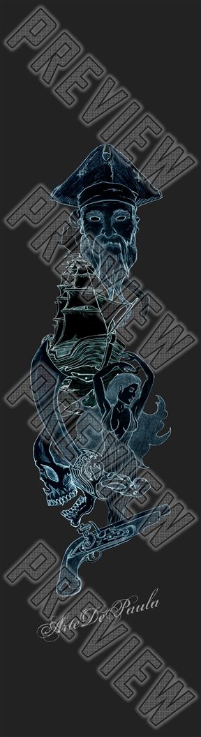 Ghosts of Pirate Lore 9 x 33 Inch Griptape 9 x 33 Inch Griptape