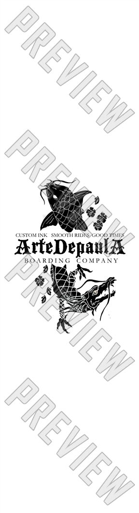 Artedepaula logo 9 x 33 Inch Griptape 9 x 33 Inch Griptape