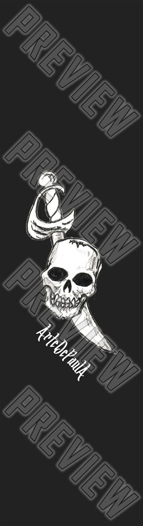 Sword Skull 9 x 33 Inch Griptape 9 x 33 Inch Griptape