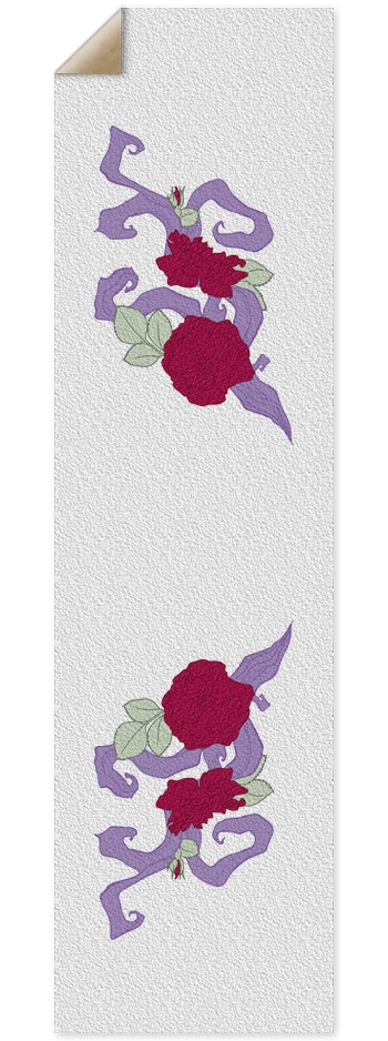 Roses White 9 x 33 Inch Griptape