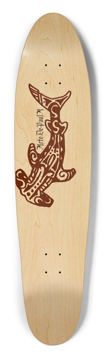 Hawaiian Hammerhead Shark Longboard Shape