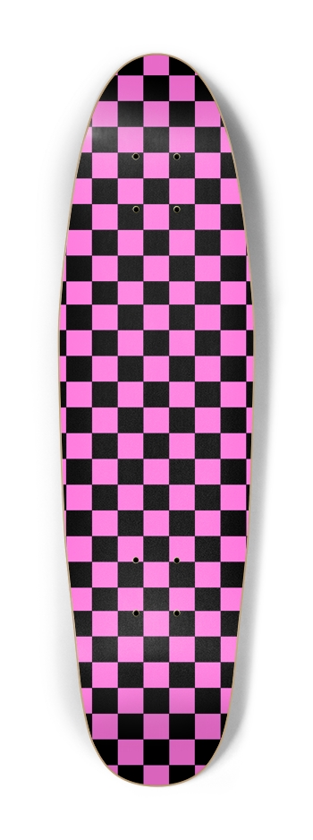 Pink Checker Cruiser Shape
