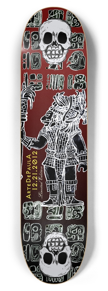End of Days Mayan 7-7/8 Skateboard Deck