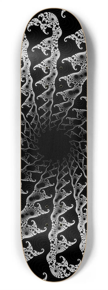 Psychedelic Fractal Vortex: 7-3/4 Deck  7-3/4 Skateboard Deck 