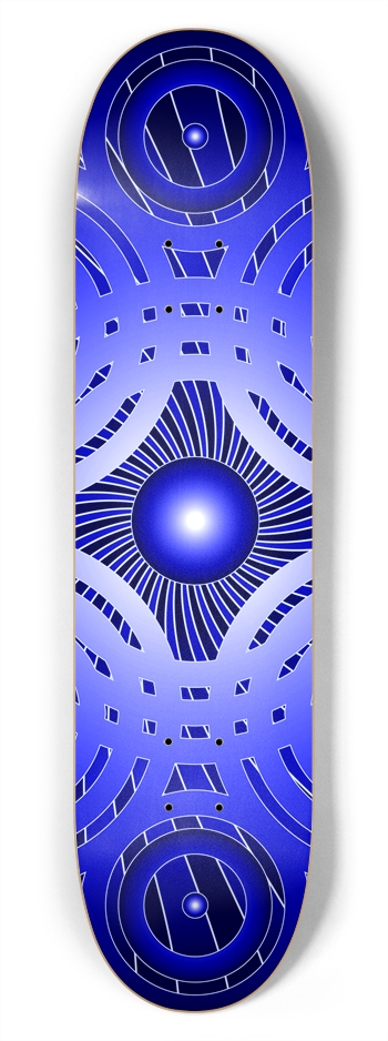 Abstract / Psychedelic Circles: 7-3/4 Skateboard   7-3/4 Skateboard Deck 