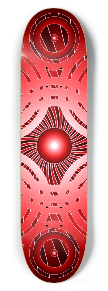 Abstract / Psychedelic Circles: 7-3/4 Skateboard   7-3/4 Skateboard Deck 