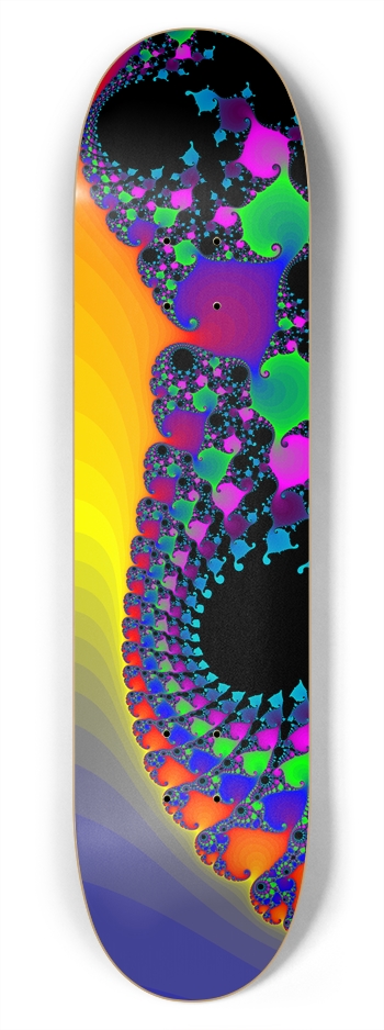 On The Fractal's Edge: 7-3/4 Deck  7-3/4 Skateboard Deck 