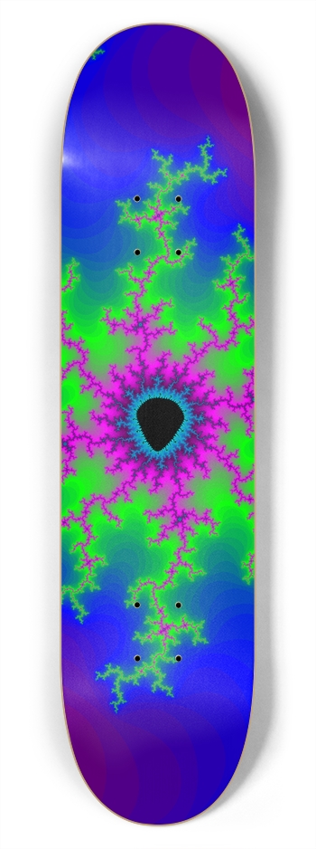 Lightning Fractal: 7-3/4 Skateboard  Deck  7-3/4 Skateboard Deck 