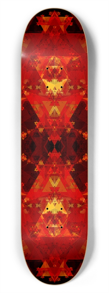 Triangle Fractal: 7-3/4 Skateboard  Deck  7-3/4 Skateboard Deck 