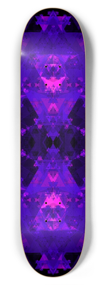 Triangle Fractal: 7-3/4 Skateboard  Deck  7-3/4 Skateboard Deck 
