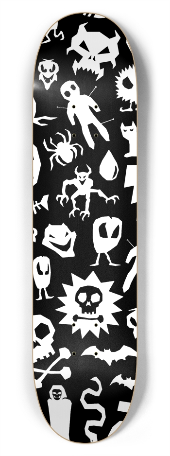 Monsters 7-3/4 Skateboard  Deck 