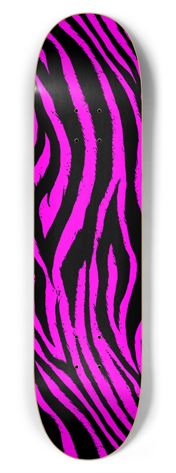 Pink Zebra 7-3/4 Skateboard  Deck 