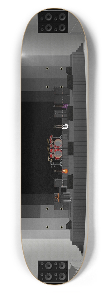 Rock Concert Stage: 7-3/4 Skateboard  Deck 