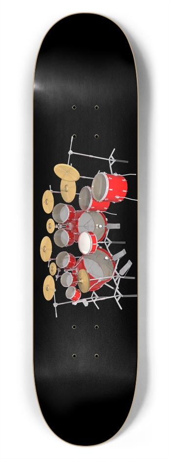 Large Drum Kit: 7-3/4 Skateboard  Deck 