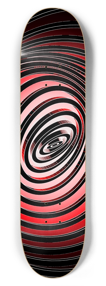 Psychedelic Warped Spiral: 7-3/4 Deck 