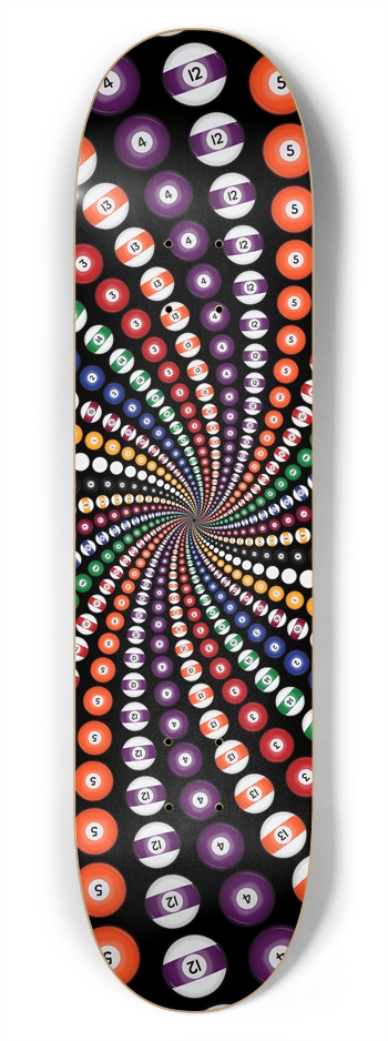 Billiards Pool Balls Vortex: 7-3/4 Deck 