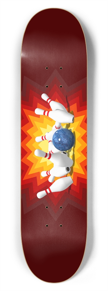 Bowling Pins Explosion: 7-3/4 Deck 