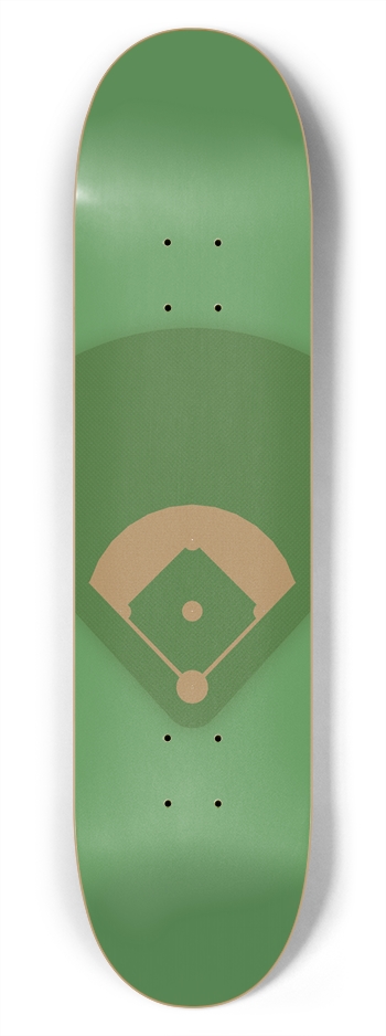 Baseball Diamond: 7-3/4 Skateboard  Deck 