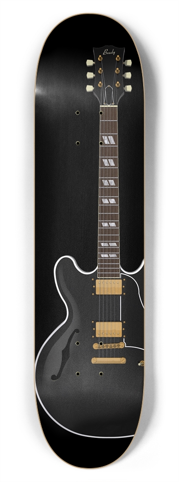 Hollow Body Guitar: 7-3/4 Skateboard  Deck  7-3/4 Skateboard Deck 