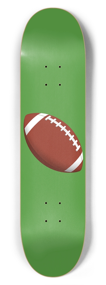 Football: 7-3/4 Skateboard  Deck 