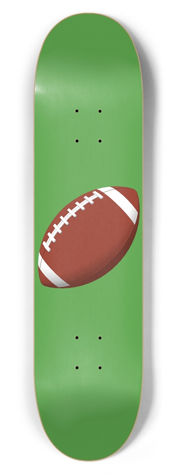 Football: 7-3/4 Skateboard  Deck 