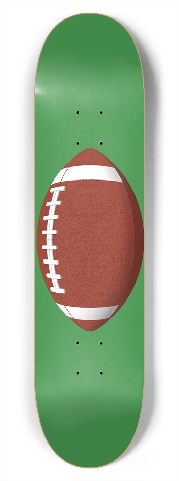 Football: 7-3/4 Skateboard  Deck 