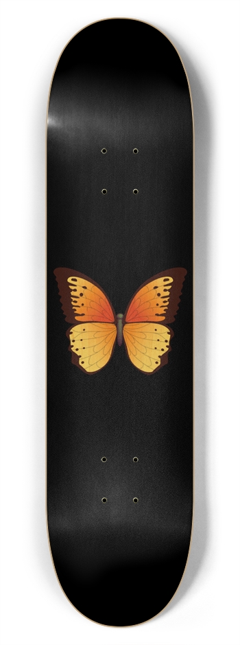 Vector Butterfly: 7-3/4 Skateboard  Deck 