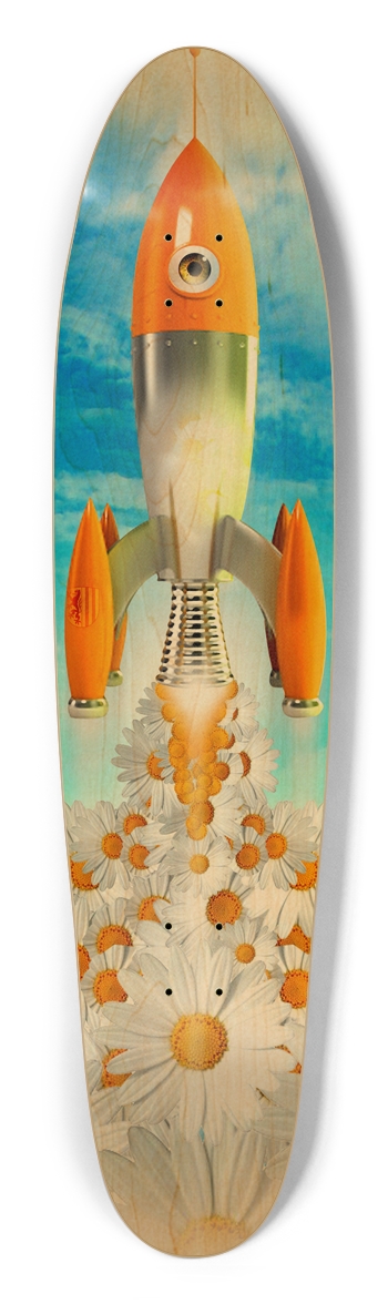 Flower Power Longboard by Zig