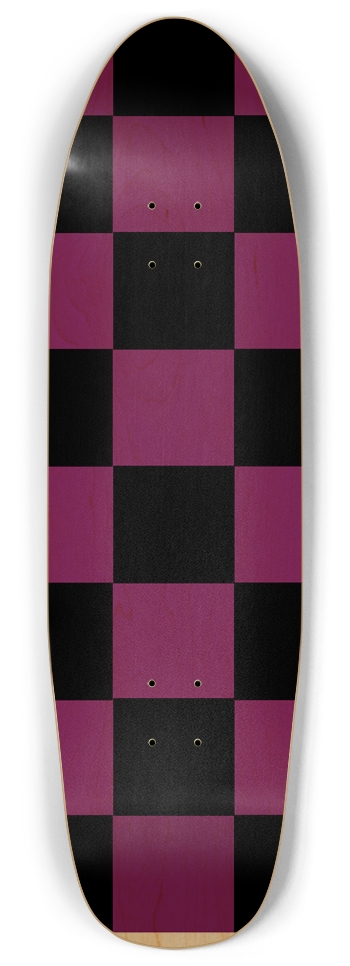 Black And Purple Checkered Punk Nose Pool Deck