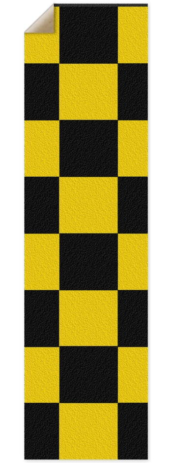 Black And Yellow Checkered Grip Tape