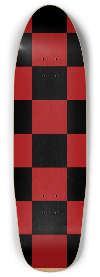 Black And Red Checkered Punk Nose Pool Deck