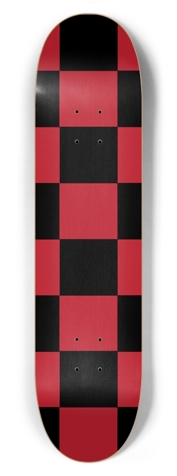 Black And Red Checkered 7 5/8" Deck