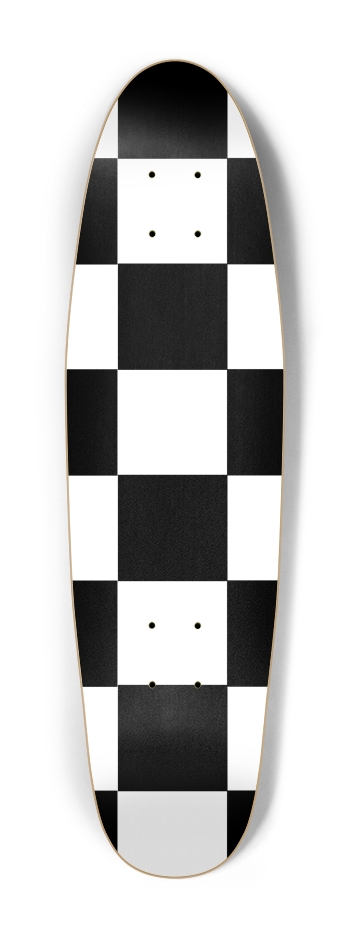Black And White Checkered Cruiser Deck