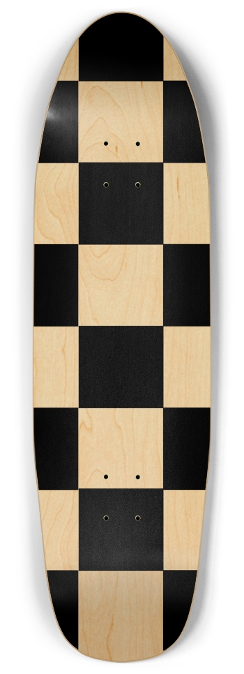 Black And White Checkered Punk Nose Pool Deck