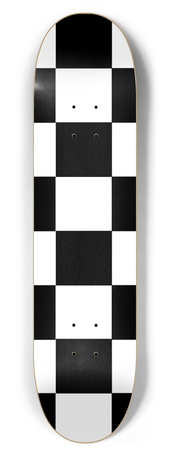 Black And White Checkered 7 5/8" Deck