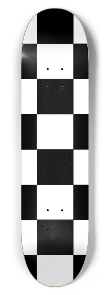 Black And White Checkered 7 3/4" Deck