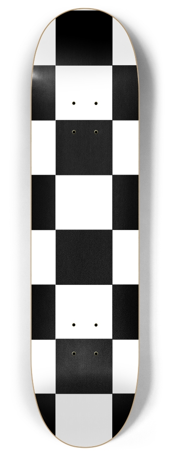 Black And White Checkered 8" Deck