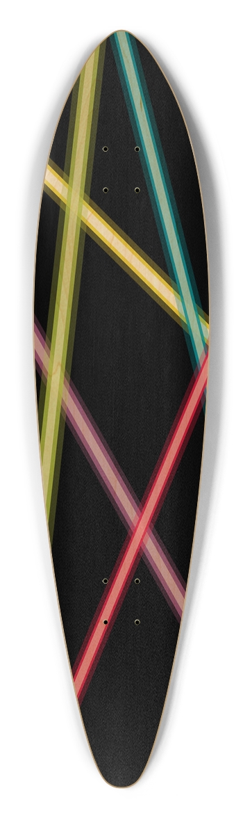 Lasers Pintail Longboard Deck