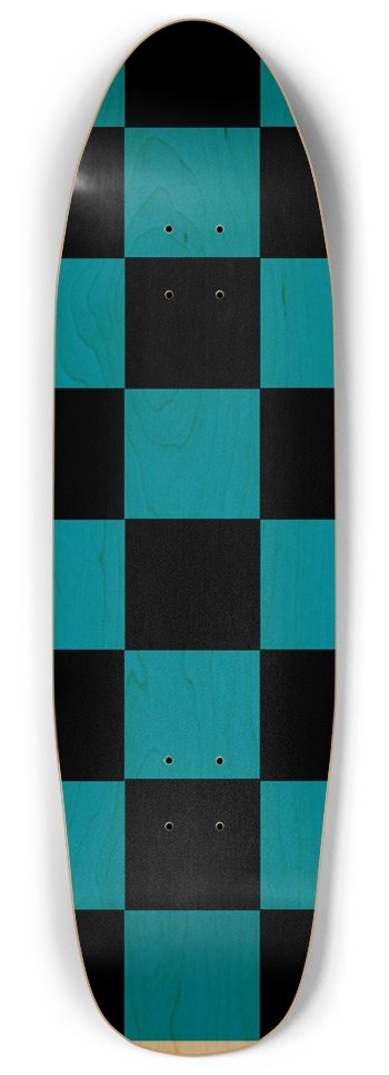 Black And Blue Checkered Punk Nose Pool Deck
