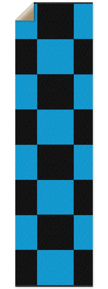 Black And Blue Checkered Grip Tape