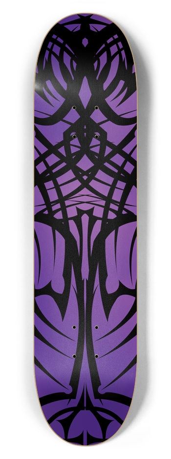Purple Tribal 7 5/8" Deck