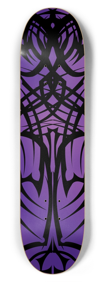 Purple Tribal 7 3/4" Deck