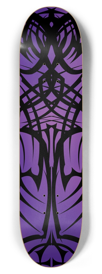 Purple Tribal 7 7/8" Deck