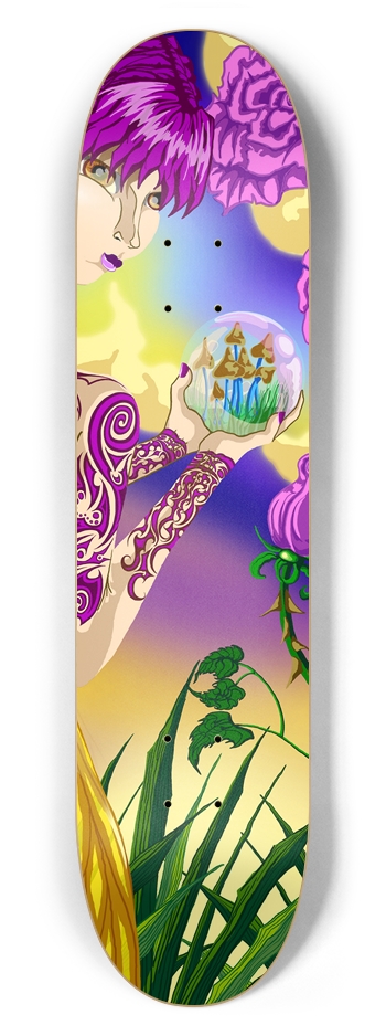 Mushroom Fairy 7 5/8" Deck