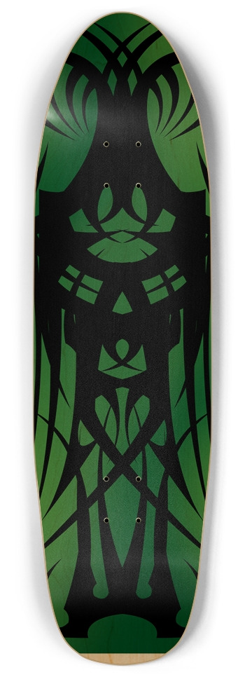 Green Tribal Punk Nose Pool Deck